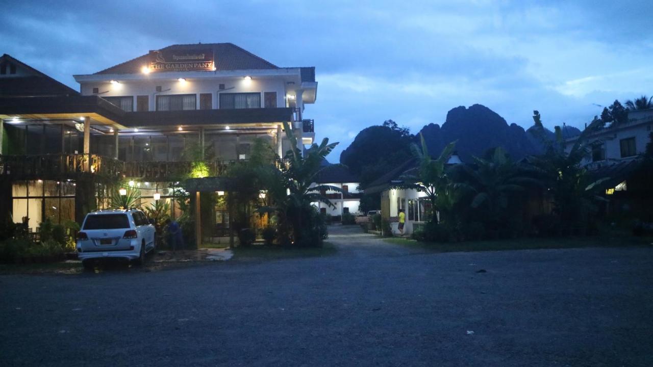 The Garden Pany Hotel Vangviang Kültér fotó